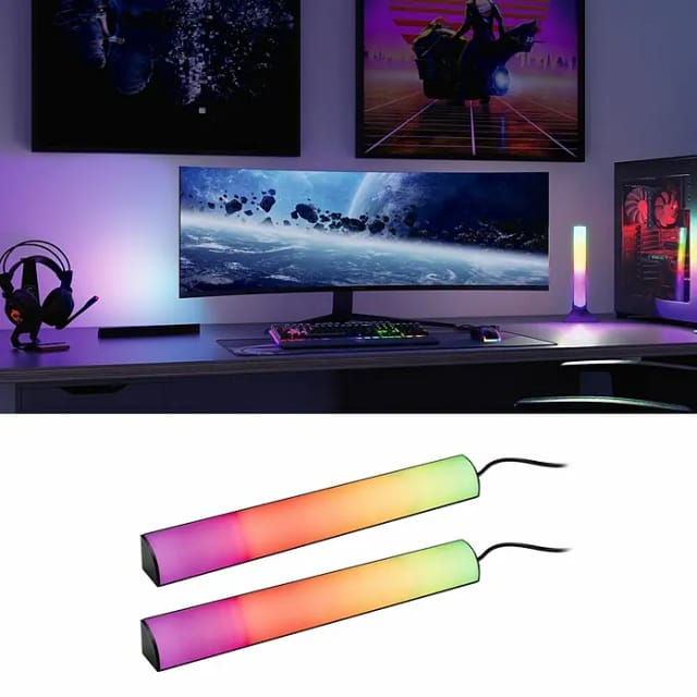Paulmann LED-Stehlampe EntertainLED Lichtsäule 2 Stk. 30 cm