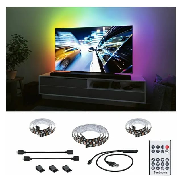 Paulmann LED-Streifen EntertainLED mit USB für 55 Zoll-Fernseher