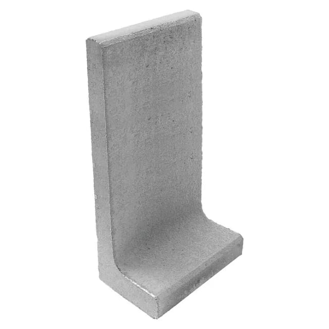 Diephaus L-Stein unbewehrt Grau 80 x 40 x 40 x 7 cm L-Stein
