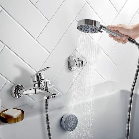 Duscharmatur, Badewannenarmatur, Duschset Aus Chrom