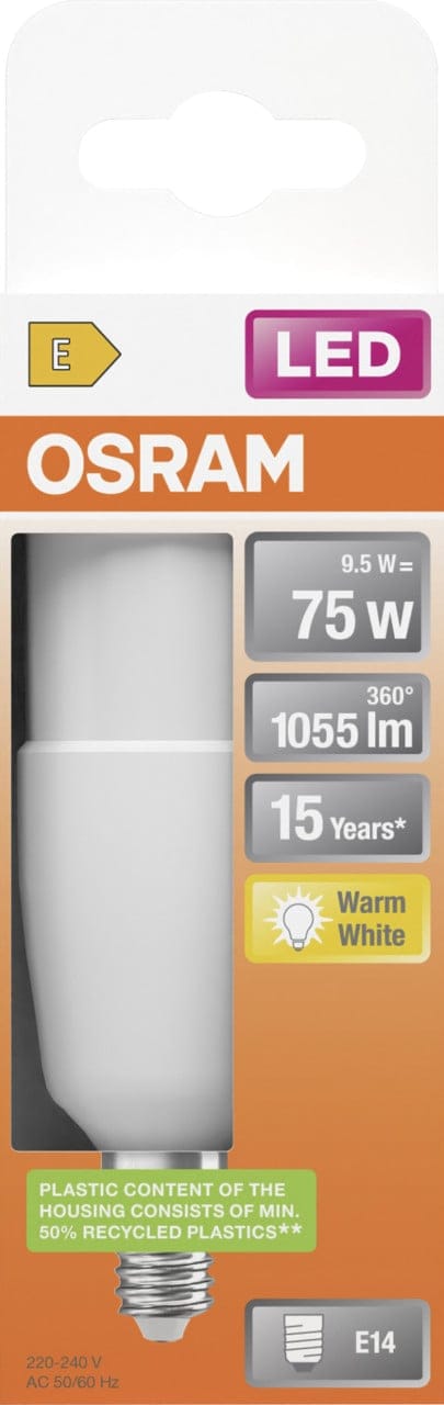 Osram LED-Leuchtmittel E14 9 W Warmweiß 1050,m EEK: E 11,8 x 3,6 cm (H x Ø)