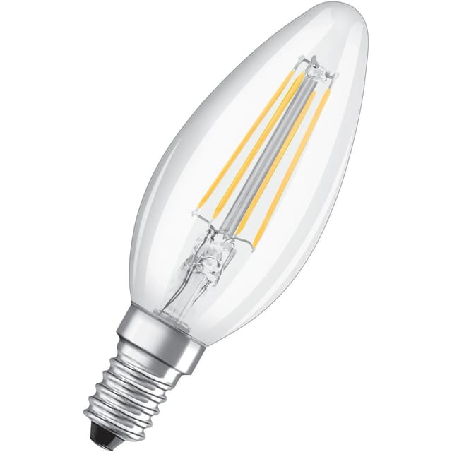 Osram LED-Leuchtmittel E14 Kerzenform 4 W Neutralweiß 470,m 10 x 3,5 cm (H x Ø)