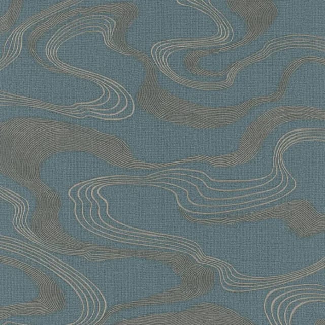 Marburg Vliestapete Blau Grafisch Modern FSC®