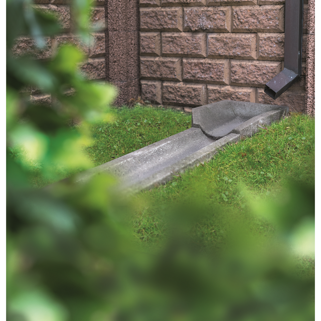 Diephaus Rania Ablaufrinne Grau 100 x 20 x 8,5 cm