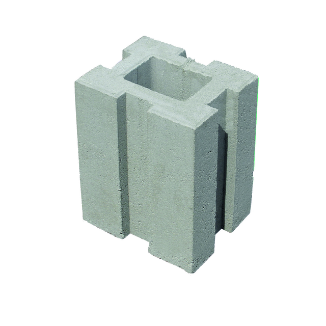 Diephaus Fundus Pfostenfundamentstein Grau 34 x 26,5 x 21,5 cm