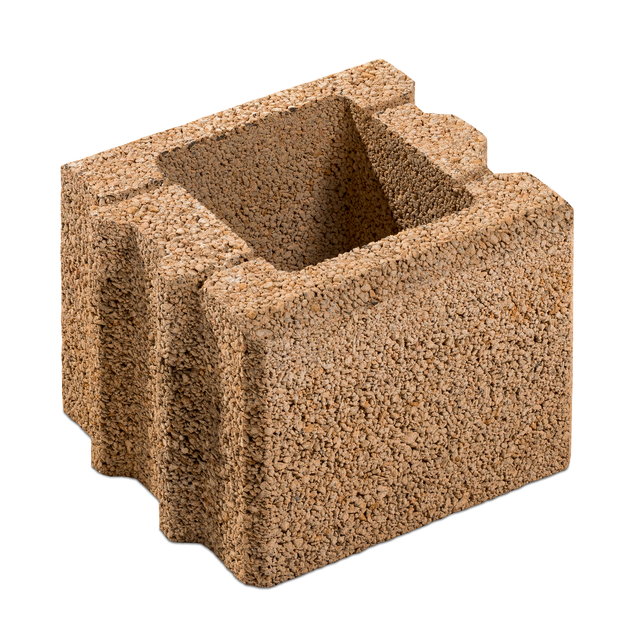 Diephaus Mauer Canta Halbstein Sandstein 25 x 25 x 20 cm