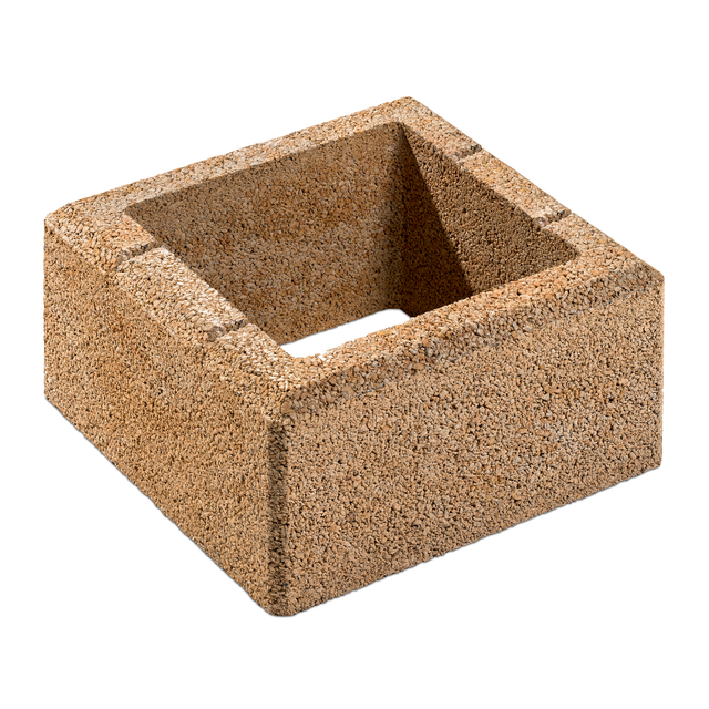 Diephaus Mauer Canta Pfeilerstein Sandstein 37,5 x 37,5 x 20 cm