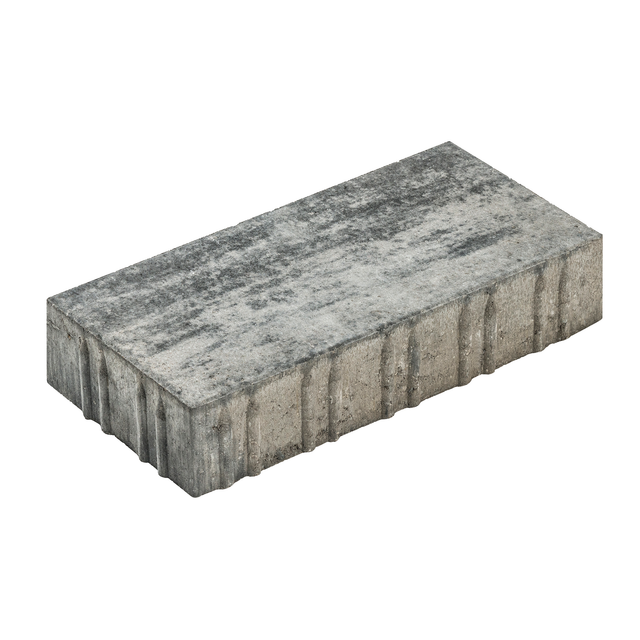 Diephaus Pflasterstein Mileo Weiß-schwarz 40 x 20 x 8 cm PE2
