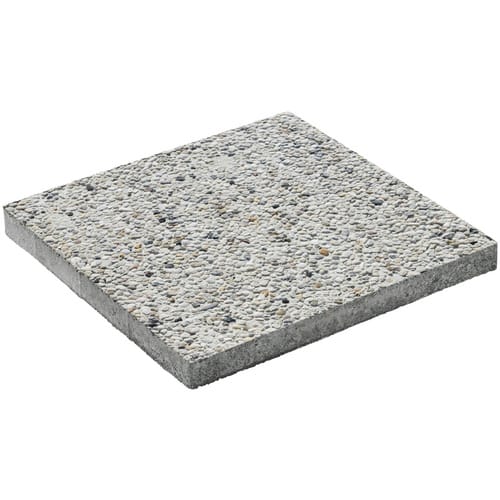 Diephaus Waschbetonplatte Weiß 50 x 50 x 4 cm
