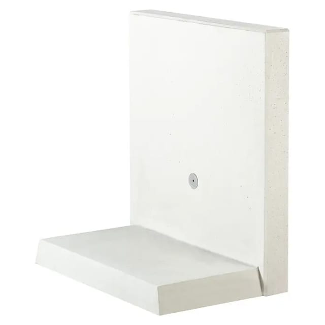 Diephaus L-Stein bewehrt Grau 105 x 100 x 60 x 12 cm