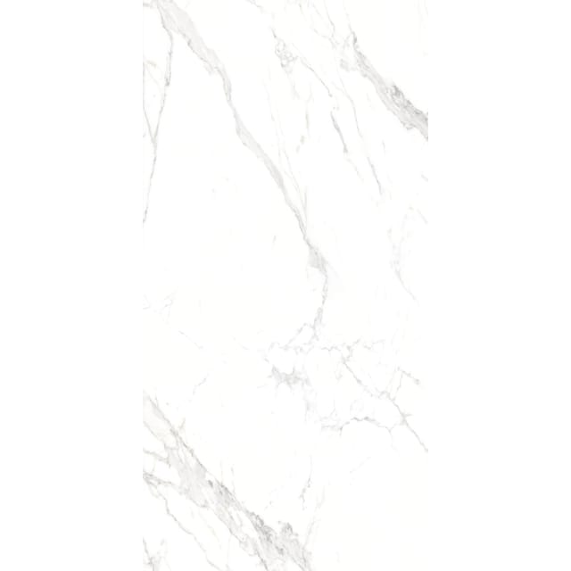 Bodenfliese Feinsteinzeug Weiß Glasiert Matt 60 cm x 120 cm