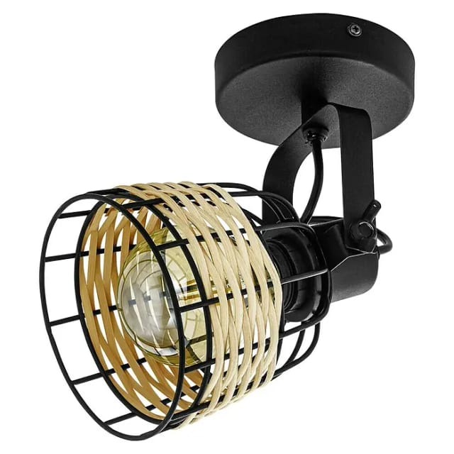 Eglo Spot 1er Anwick 1 Schwarz-Natur