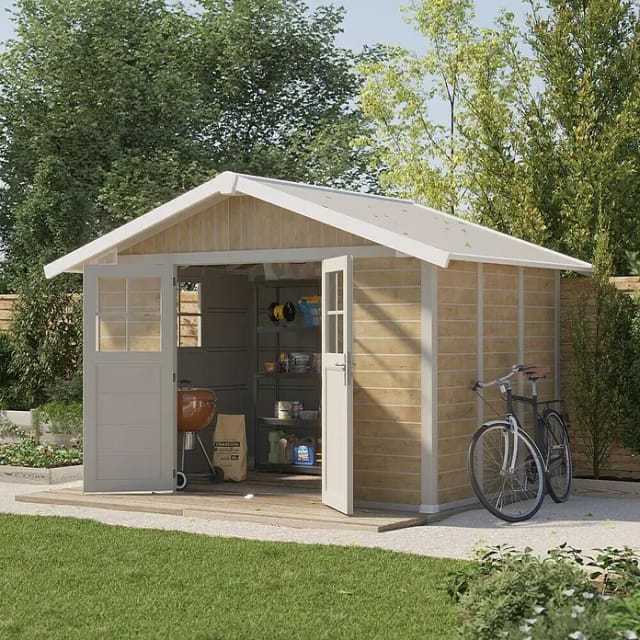 Grosfillex Kunststoff-Gartenhaus Deco 7,5 Sherwood Sherwood 7,5 m²