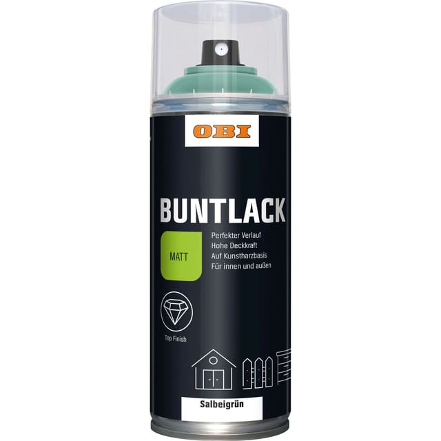 OBI Buntlack Spray LH Salbeigrün matt 400 ml