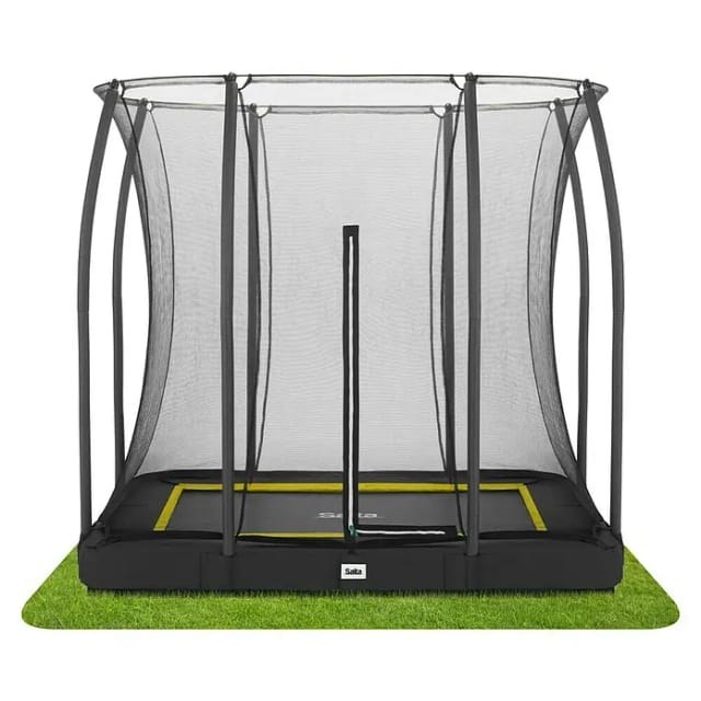 Salta Trampolin Comfort Edition Ground 214 cm x 153 cm Schwarz