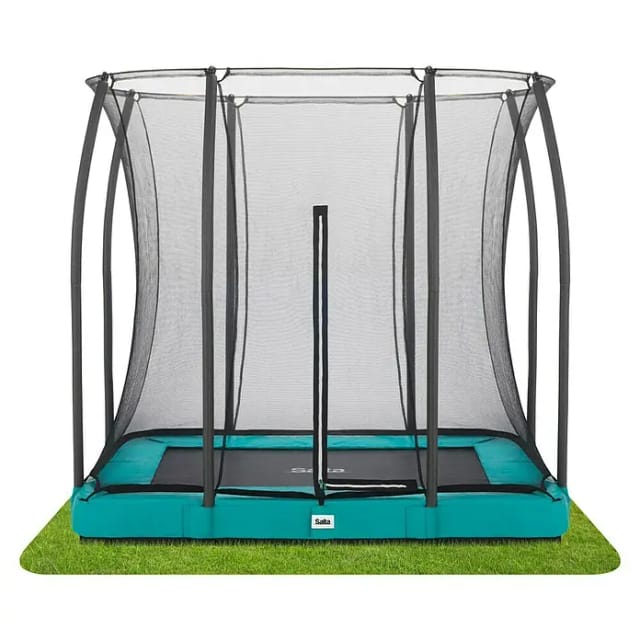 Salta Trampolin Comfort Edition Ground 214 cm x 153 cm Grün
