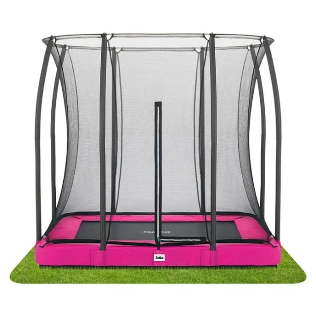 Salta Trampolin Comfort Edition Ground 214 cm x 153 cm Pink