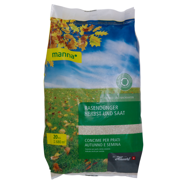 Manna Rasendünger Herbst und Saat 20 kg