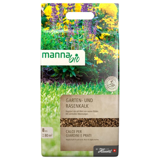Manna Bio Garten- und Rasenkalk 8 kg