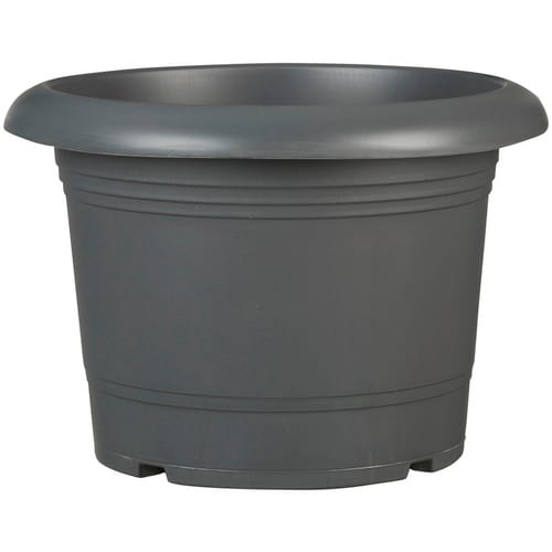 Scheurich Pflanzgefäß Oliver Ø 50 cm Metallic Grey
