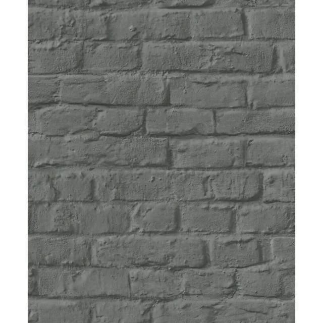 Marburg Vliestapete Steinoptik Modern Schwarz FSC®