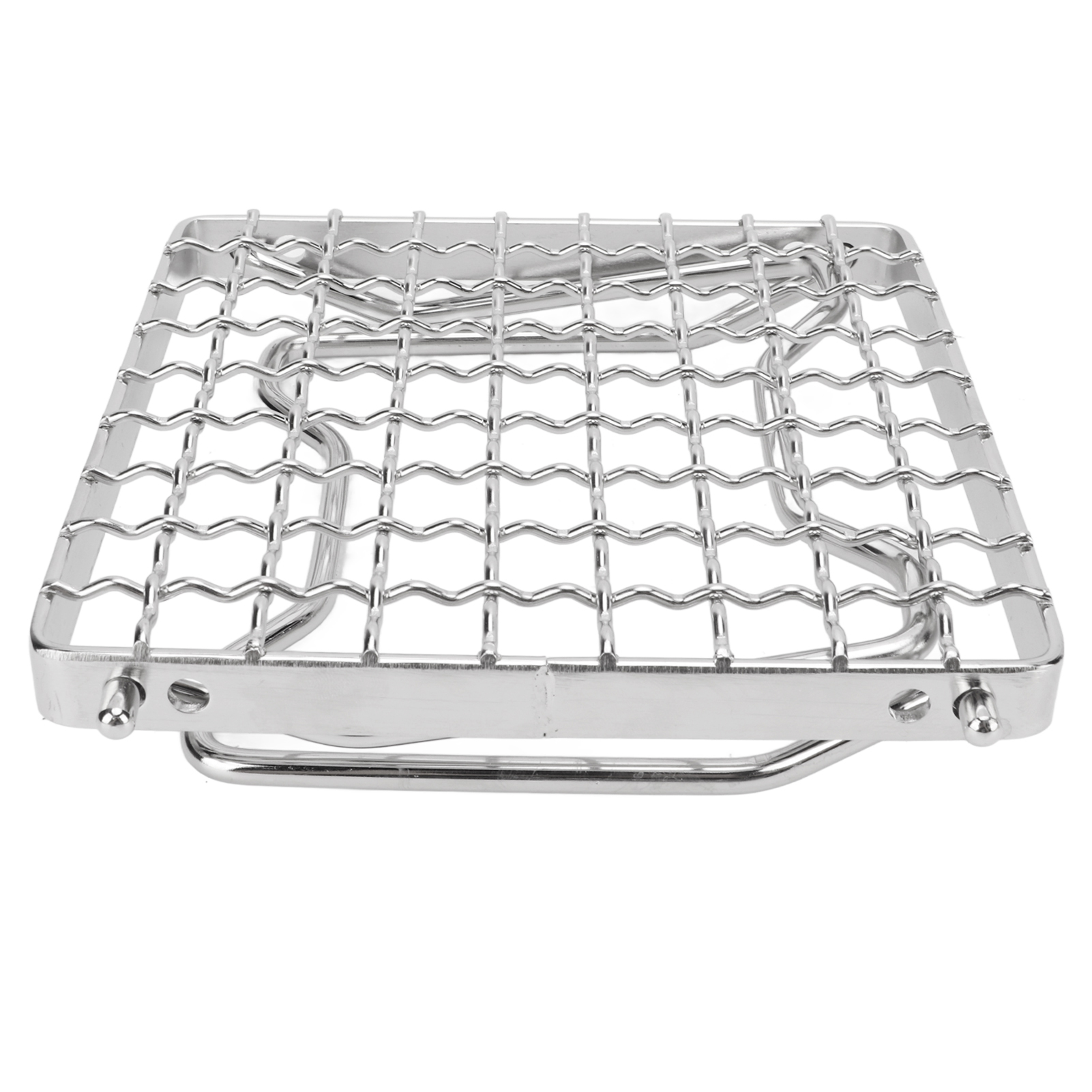 Faltbarer, Verstellbarer, Tragbarer Mini-campinggrill Aus Edelstahl Für Wanderungen Und Picknicks