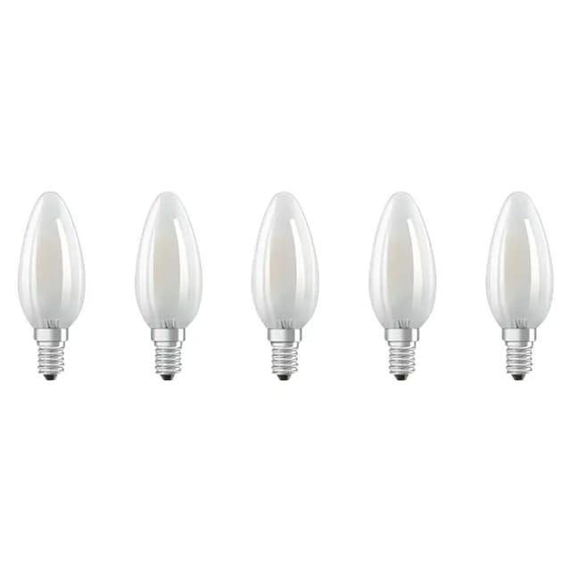 Osram LED-Leuchtmittel E14 Kerzenform 4 W 470,m 5er Set 10 x 3,5 cm (H x Ø)
