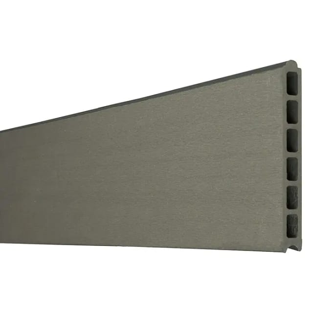GroJa Solid Einzelprofil Steckzaun 15 cm x 180 cm Grau