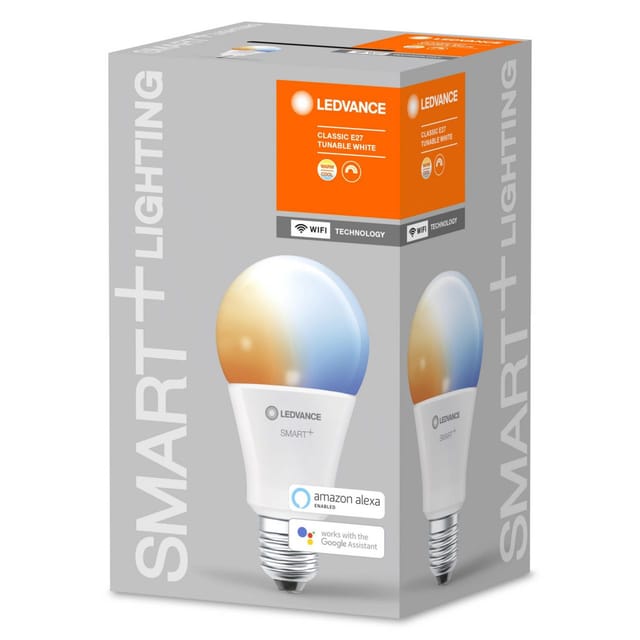 Ledvance Smart+ WiFi LED-Lampe Kolbenform E27/12W 1521lm Tunable White