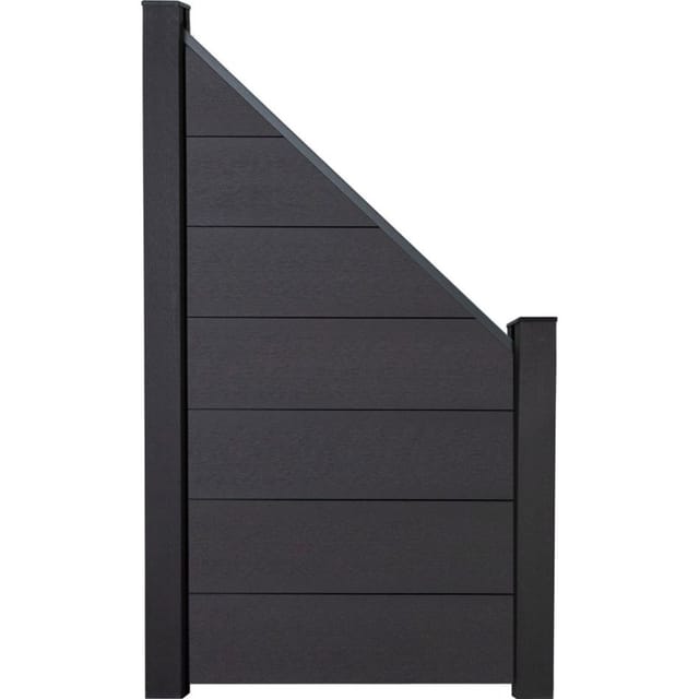 GroJaSolid Grande Schräg 90 cm x 180/90 cm Anthrazit