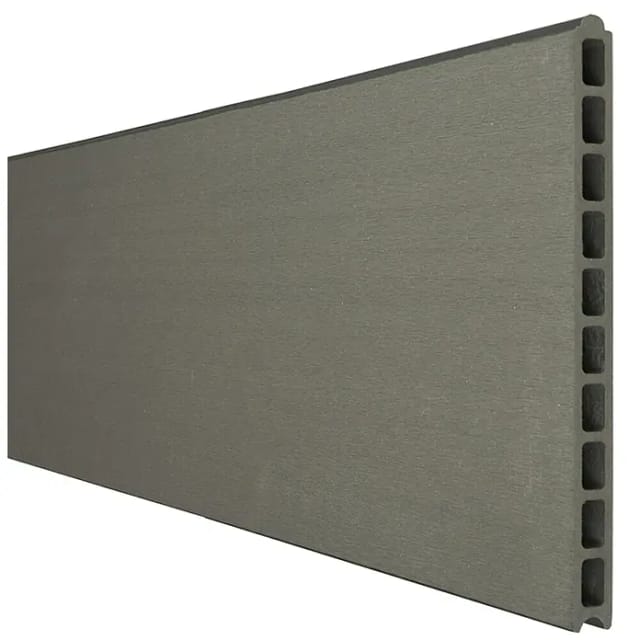 GroJa Solid Grande Einzelprofil Steckzaun 180 x 253 cm Grau