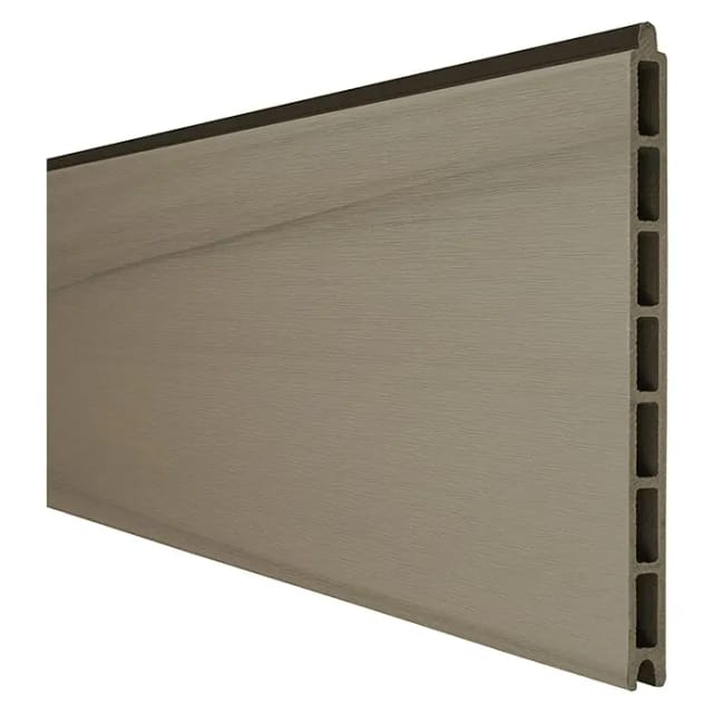 GroJa Solid Grande Einzelprofil Steckzaun 180 x 253 cm Bi-Color Braun