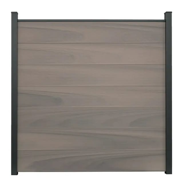 GroJa Solid Grande Steckzaunsystem 180 x 180 cm Bi-Color Braun