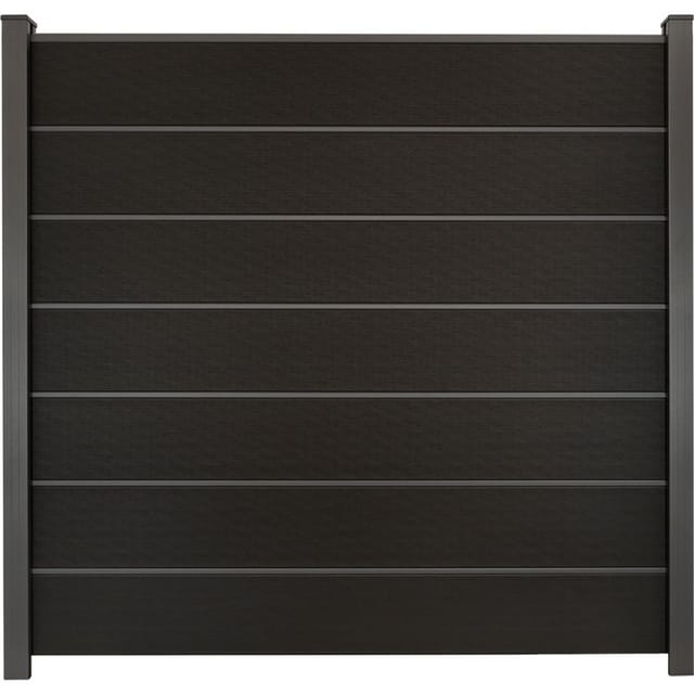 GroJa Solid Grande Premium Steckzaunsystem 180 x 180 cm Schwarz
