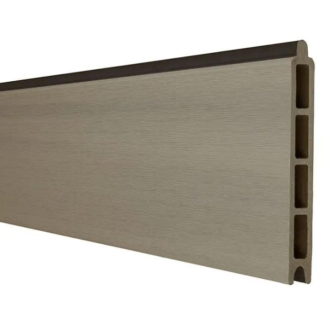 GroJa Solid Einzelprofil Steckzaun 15 cm x 180 cm Bi-Color Braun