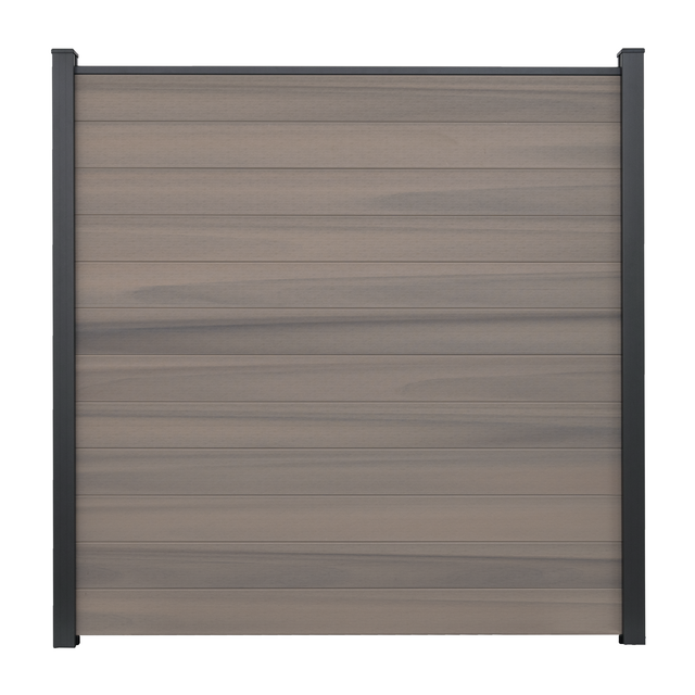 GroJa Solid Steckzaunsystem 180 x 180 cm Bi-Color Braun
