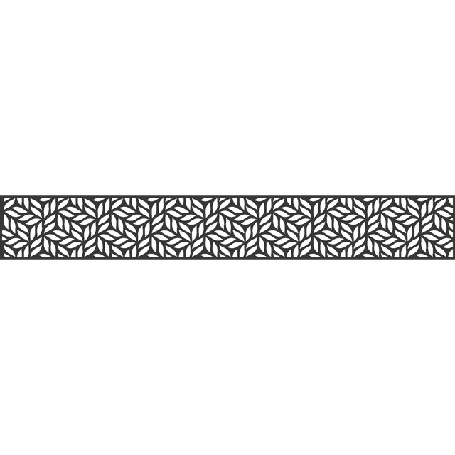 GroJa Steckzaun Designeinsatz Leafs 180 x 30 cm DB703
