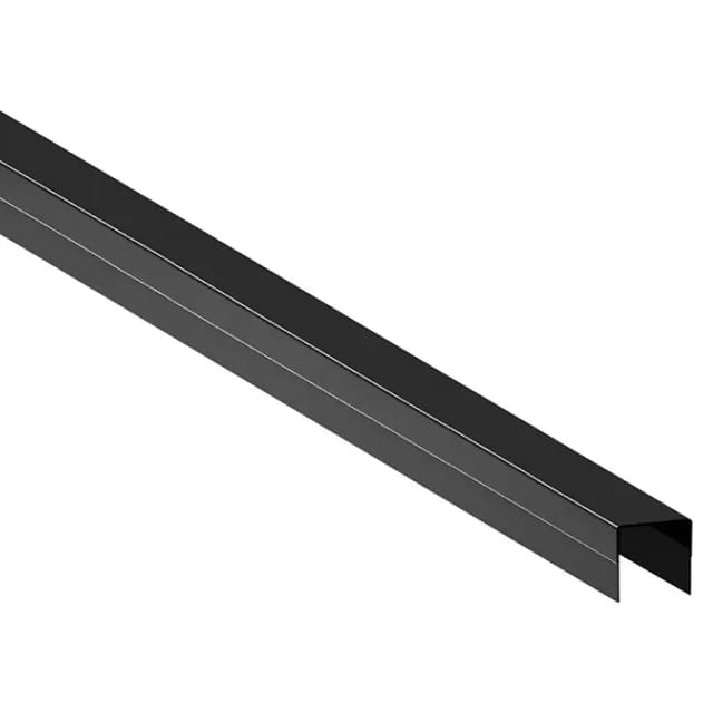 GroJa Fertigzaun-Abdeckleiste 180 cm Anthrazit