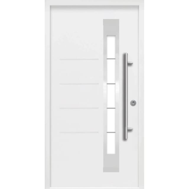 Splendoor Thermospace Sicherheits-Haustür Berlin Prime RC2 Weiß 100x210 cm R
