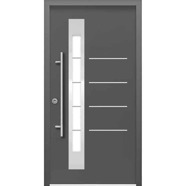 Splendoor Thermospace Sicherheits-Haustür Berlin Prime RC2 Anthr. 100x210 cm L