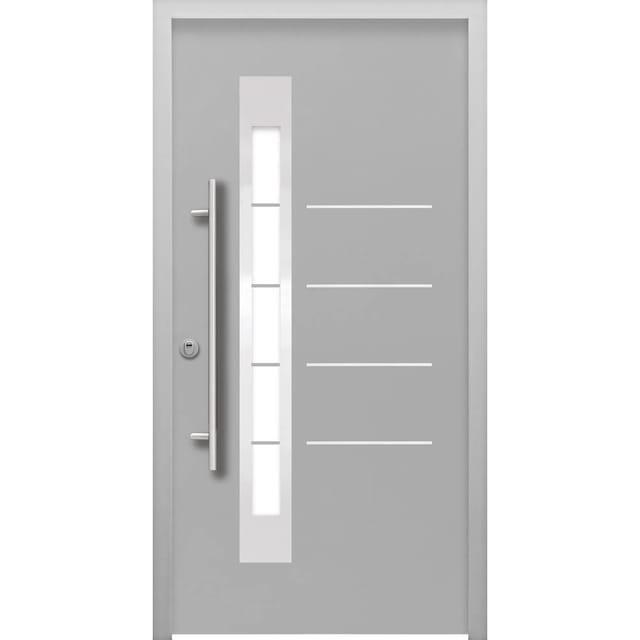Splendoor Thermospace Sicherheits-Haustür Berlin Prime RC2 Grau 100x210 cm L