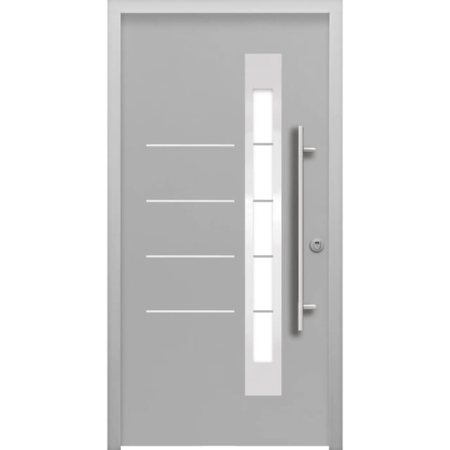 Splendoor Thermospace Sicherheits-Haustür Berlin Prime RC2 Grau 100x210 cm R