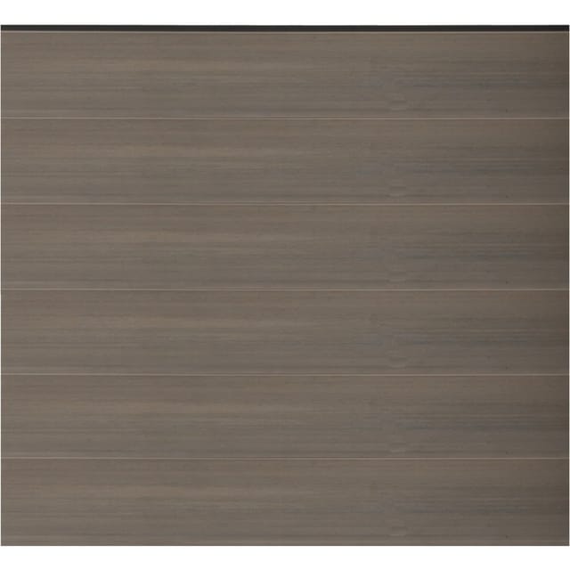 T & J Elze-Serie Zaunset WPC-Steckzaunsystem Grau-coextrudiert 179 x 176 cm
