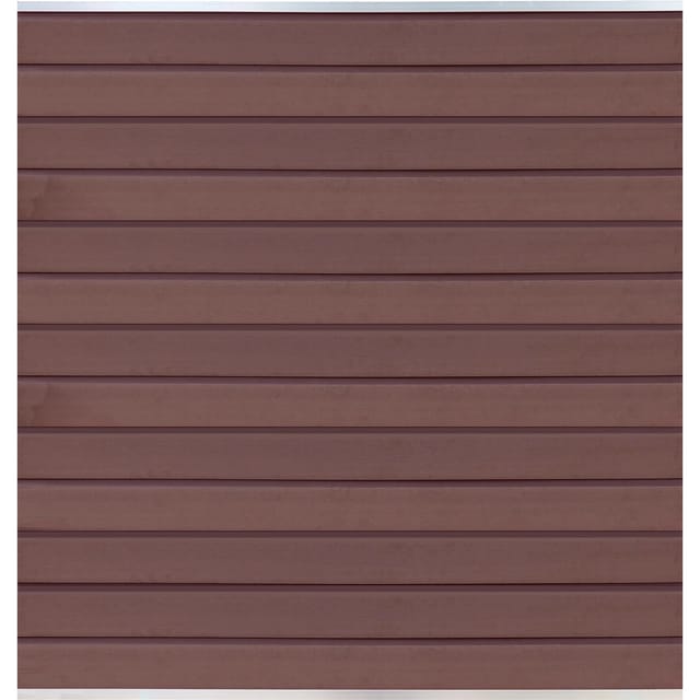 T & J Wollbach-Serie WPC-Steckzaunsystem Zaunlamelle Mokka 20 x 140 x 1790 mm