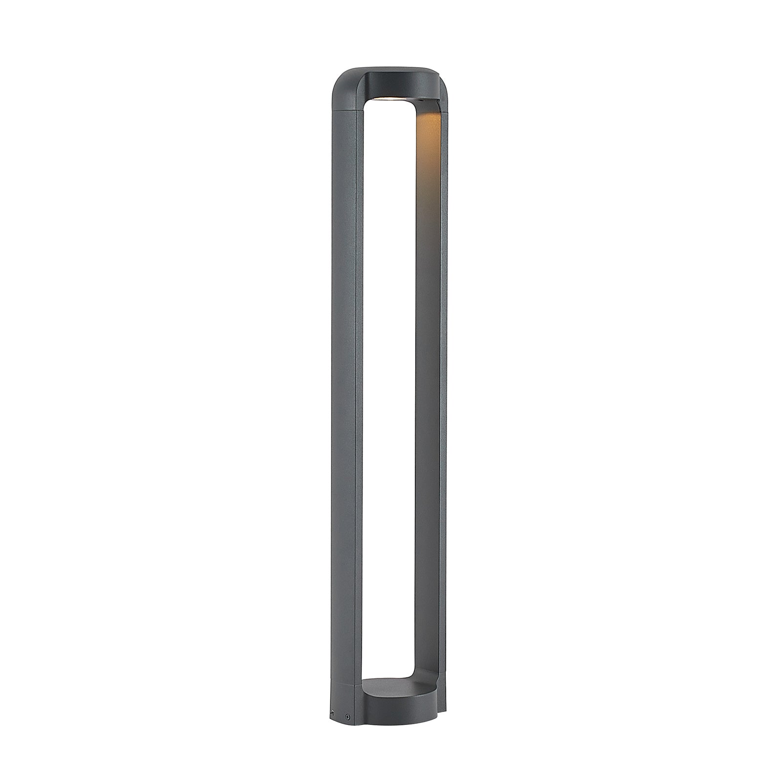 [gebraucht] B-ware Lucande Wegeleuchte Gartenleuchte Habsa Led Anthrazit 80cm Aluminium 1200lumen
