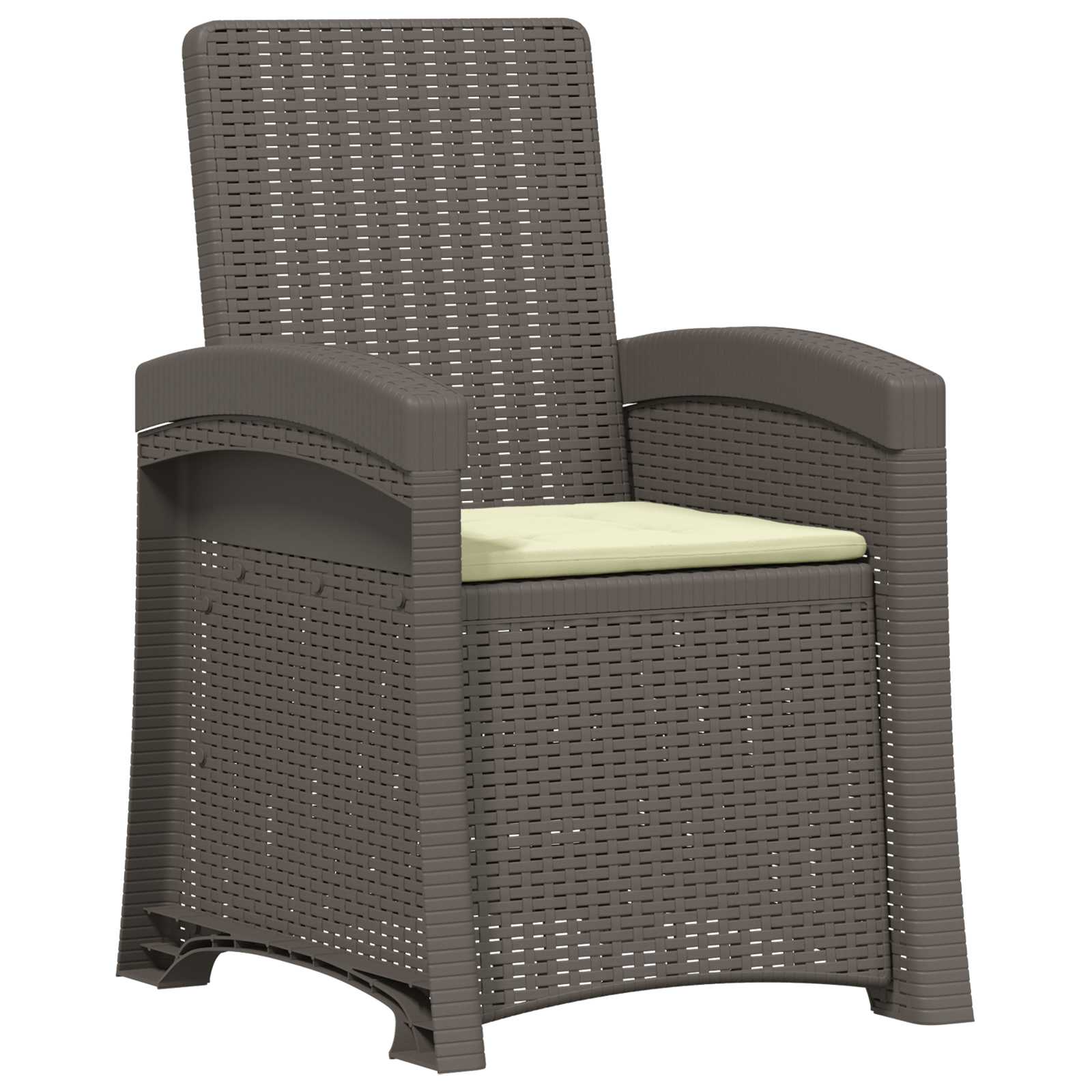 Maison Exclusive - Liegesessel Garten Rattan-optik Hellgrau Und C