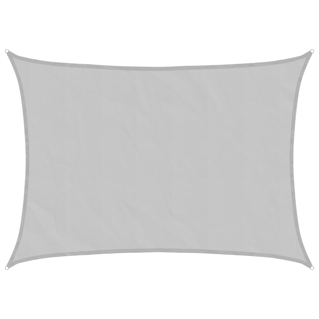 Maison Exclusive - Sonnensegel Hellgrau 7x5 M 100% Polyester Oxfo
