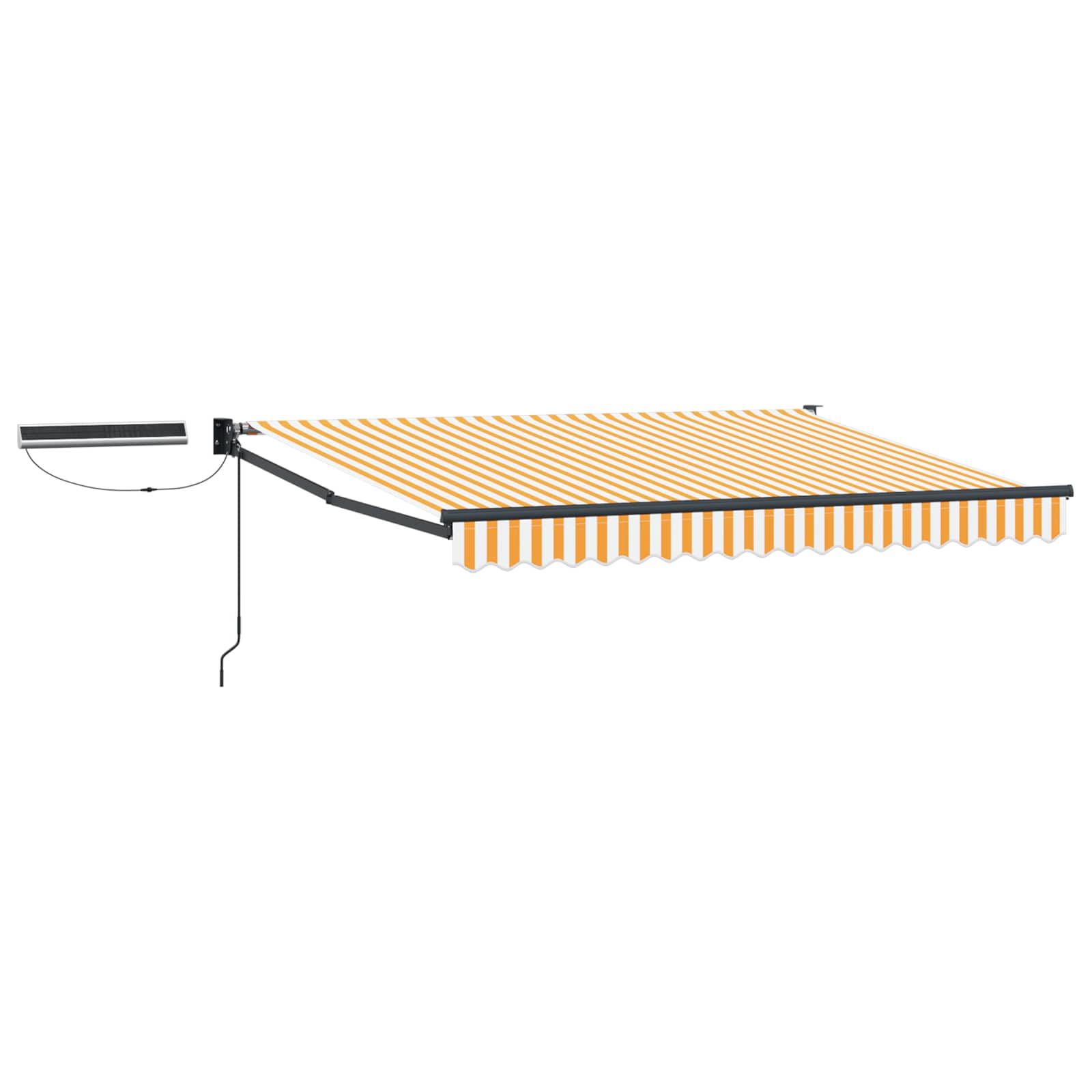 Maison Exclusive - Solarbetriebene Elektrische Markise 3,5x2,5 M