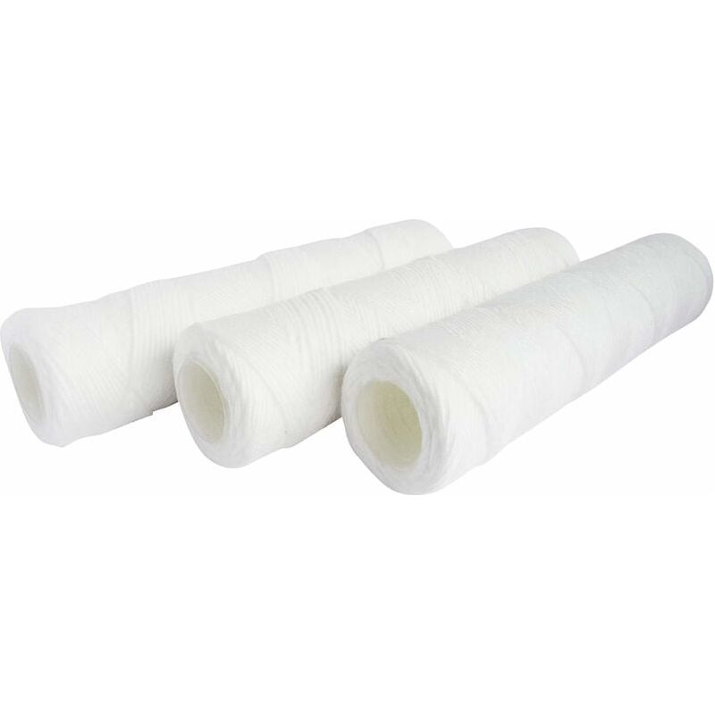 Spiralfilterpatrone – 25 Mikron – Für Umkehrosmoseanlagen – 10 Zoll × 2,5 Zoll – 3er-pack