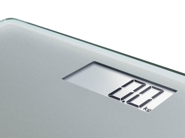 Leifheit Personenwaage Digital Style Sense Compact 300 Silbergrau 29 cm x 29 cm